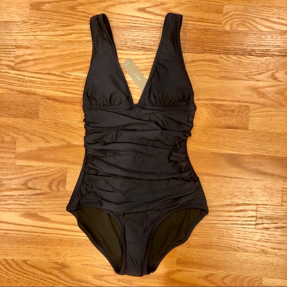 J. Crew Swim J Crew Ruched Femme Onepiece Swimsuit Size Poshmark